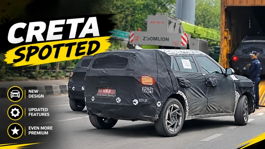 New Hyundai Creta Spotted During Testing: What the Latest Spy Shots Reveal